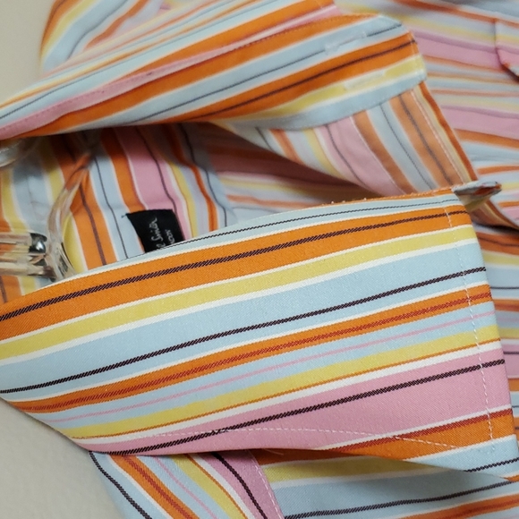 Paul Smith striped button down shirt 15.5 - Picture 3 of 10